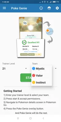 Poke Genie android App screenshot 0